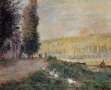 bancos Arte - Las orillas del Sena Lavacour Claude Monet